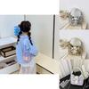 Children Fashion Glitter Butterfly Clutch With Pu Leather For Kindergarten Gift Accessories