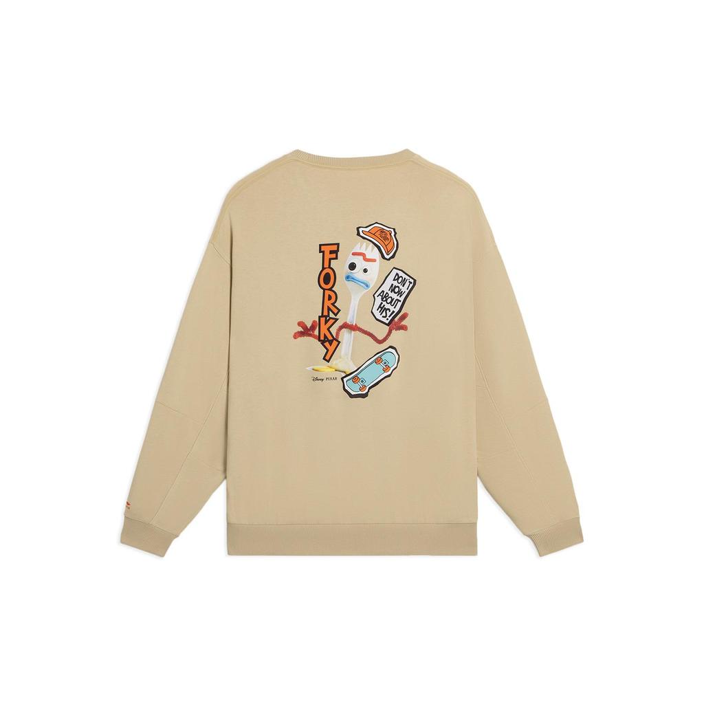 Li Ning Disney Sweatshirt Men's Milk Umber AWDS971-1