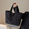 Corduroy Handbag 2026 New All-matching Shoulder Bag Large-capacity Student Commuting Cross-body