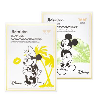 Disney Sun Care Centella Golf Patch-Maske (2,6 G x 2 P) x 5 Portionen / Feuchtes Hydrogel-Golf-Augenpflaster, [Cross Set] Patch Mask_2 (Mickey + Minnie)