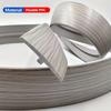 1PC 2M/78.74in Durable Carpet To Tile Floor Transition Strip Self Adhesive T-Molding Edging Trim Strip Laminate PVC Threshold Co