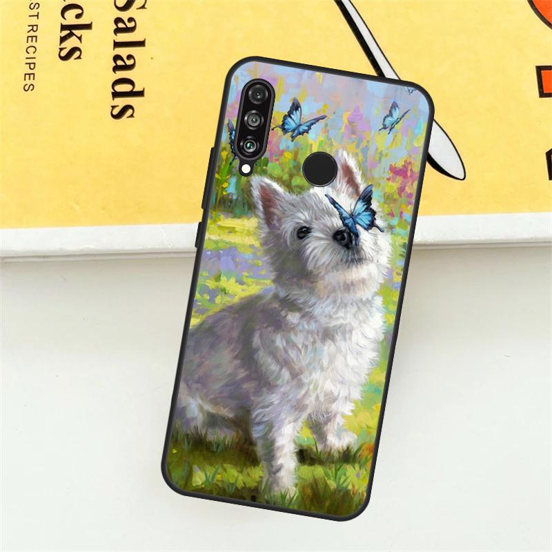 West Highland Terrier Westie For Huawei Nova 3i 7i 8i 11i Y60 Y70 Y90 Y61 Y91 Nova 11 9 10 SE P30 Pro P20 P40 Lite Case