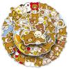 50pcs Cute Rilakkuma Cartoon Graffiti Stickers Suitcase Stationery Laptop Computer Guitar Cell Phone DIY Decorate Decals