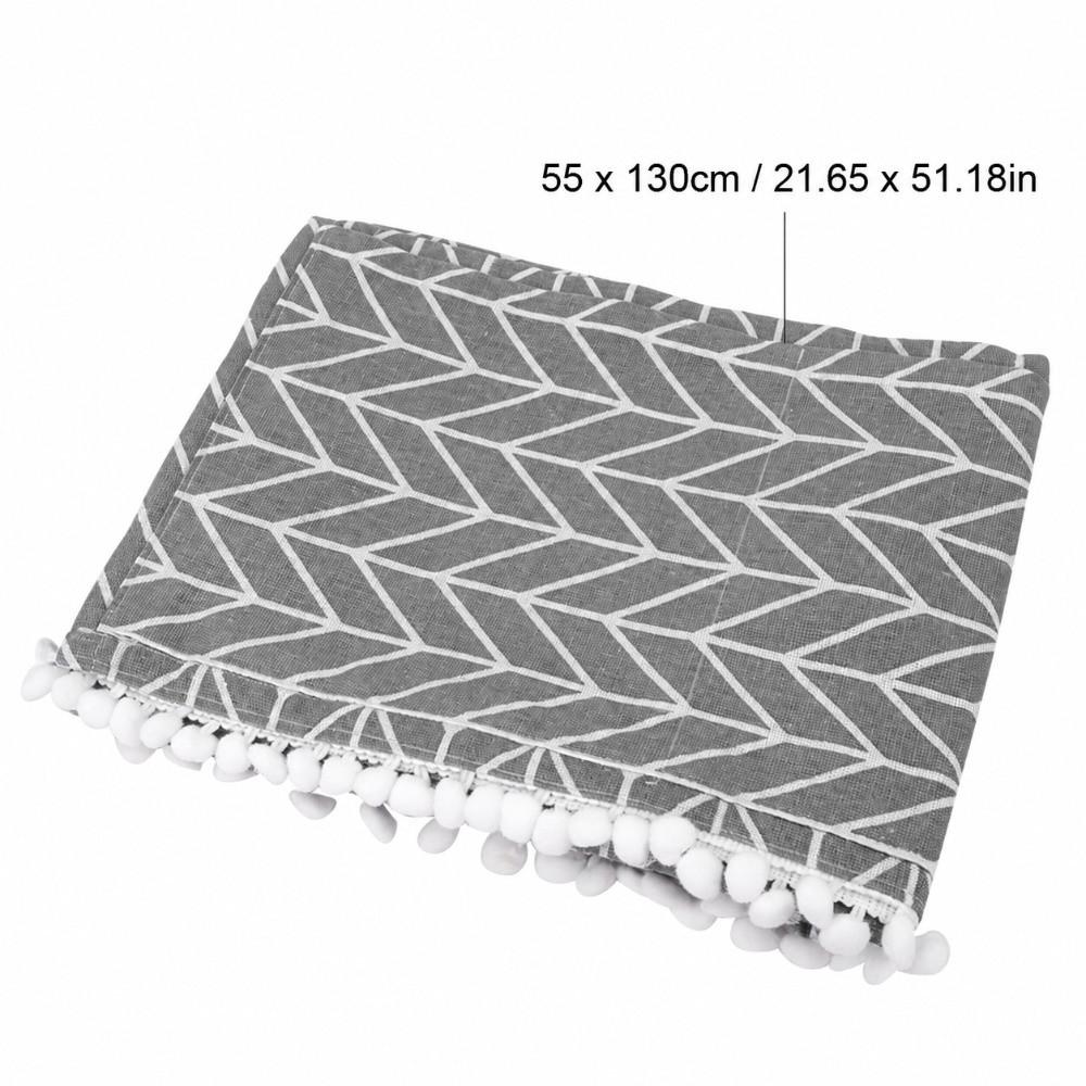 Anti-Slip Dustproof Cover Gray and White Fridge Cover Practical Appliance Cover  Home Decoration