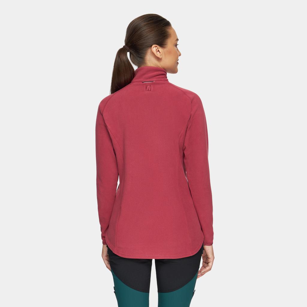 Alpinus Lucania Tactical 1/3 Zip Pink Women' Fleece Sweatshirt Mk18889 Size