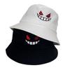 Unisex Light Board Solid Color Big Eyes Embroideried Hats Fishermen Caps Outdoor Casual Cap Sunscreen Hat