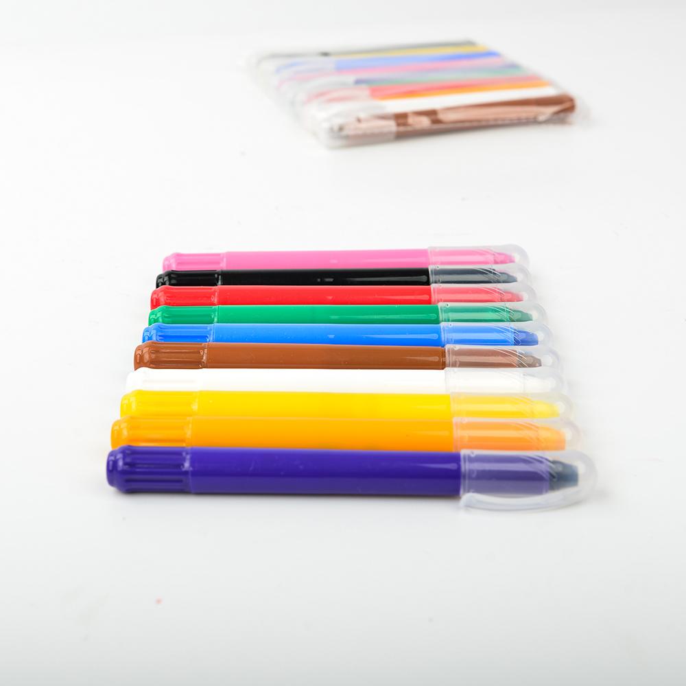 Hot Sale 10 Colors Non-Mess Crayons for Toddlers Safe Art Supplies Coloring Drawing Set Back to School Kindergarten Stationery