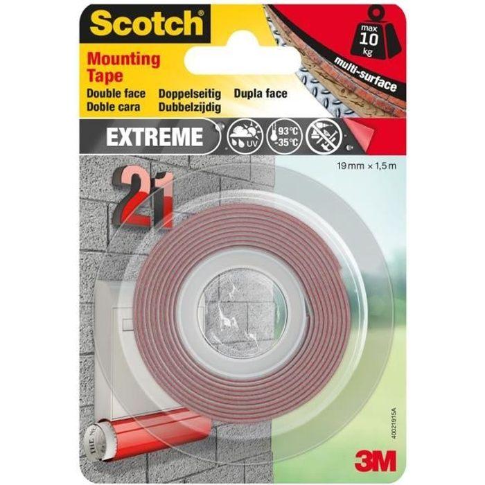 Oboustranná lepicí páska - 3M - 1,5m x 19mm - Akrylová pěnová lepicí páska - Víceúčelová