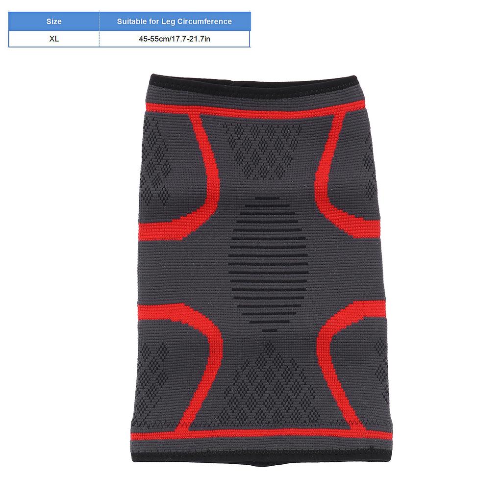 Sports Knee Compression Sleeve Brace Outdoor NonSlip Breathable Knee Support Brace(L )