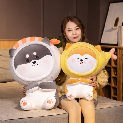 Lindos brinquedos de pelúcia Shiba Inu e Husky, bonecos super fofos, travesseiro de pelúcia, lindo presente de aniversário para crianças
