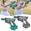 Electric Water Toy with Lights Realistic Muzzle Flames High Power Water Blaster for Summer Pool Beach Fun