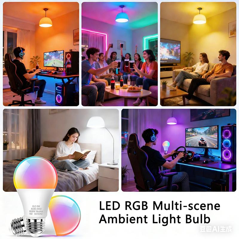 E27 220V 16color RGB LED Bulb Bombillas LED 9W 15W IR Remote Control Changeable Colorful RGBW Led Lamp Spotlight Bulb