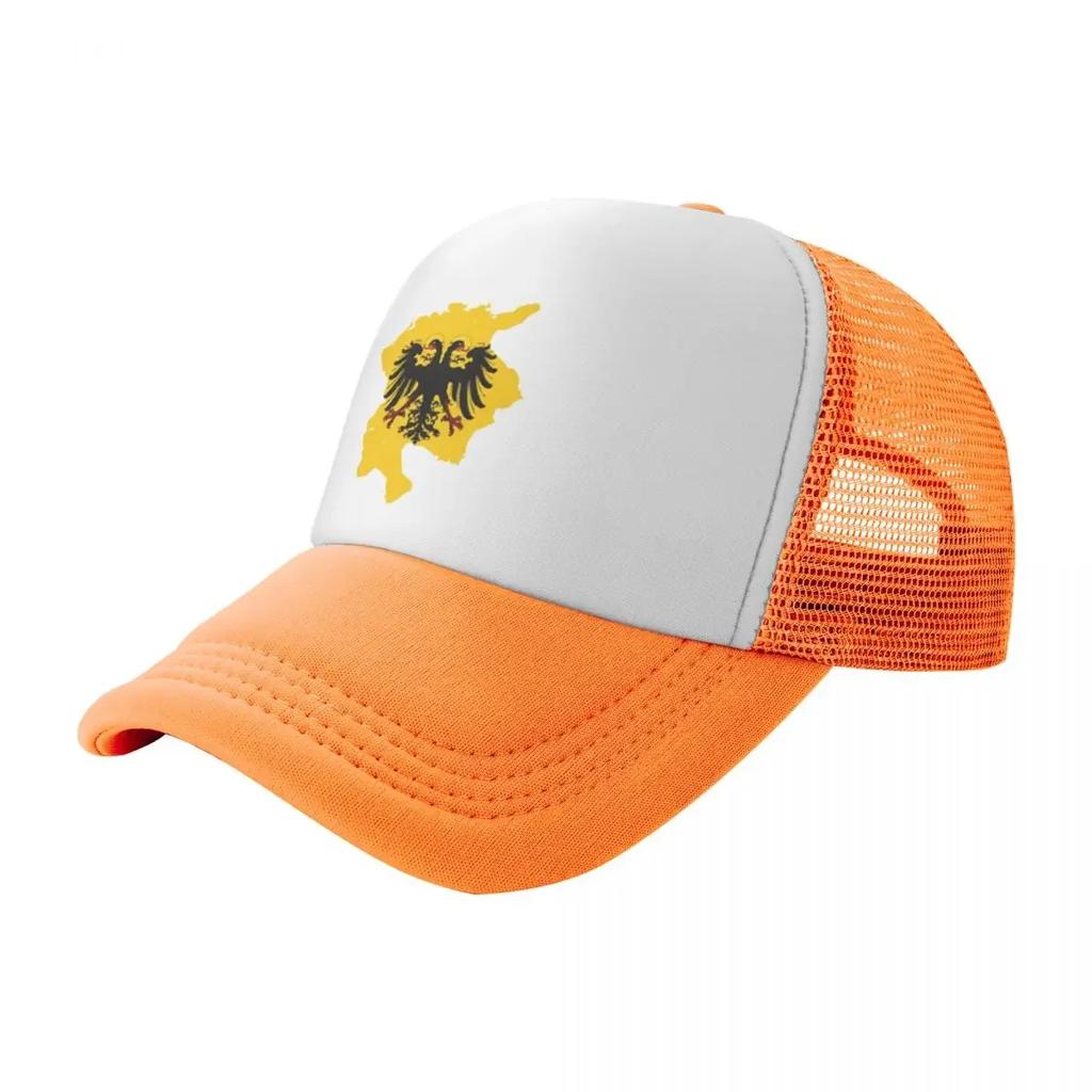 Holy Roman Empire Map Camping Mesh Baseball Caps Women Adult Male Beach Coquette Hat Peaked Cap