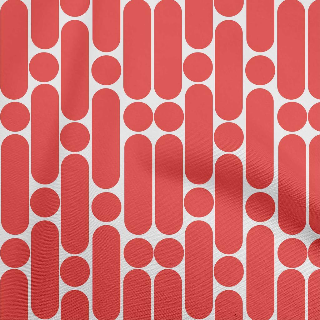 oneOone Georgette Viscose Brown Fabric Geometric Dress Material Fabric Print Fabric By The Yard 42 Inch