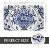 1Pcs Anti Fatigue Kitchen Rugs,  Floral Tulip Print Waterproof Non-Slip Thick Cushioned Kitchen Mat Heavy Duty Comfort Standing Mat for Kitchen