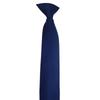Mens Womens Solid Color Clip On Neck Tie for Uniform Pre Tied Adjustable Necktie for Business Meetings and Formal Event