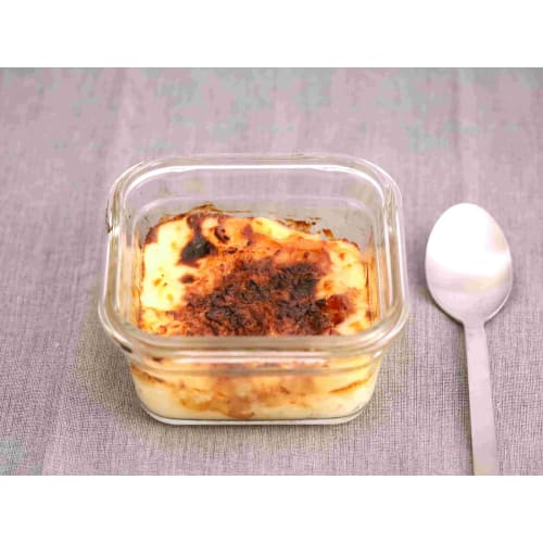 Advanced Door GlassLock Easy-Open Heat-Resistant Glass Container, Square, 400ml (OCST-040E)