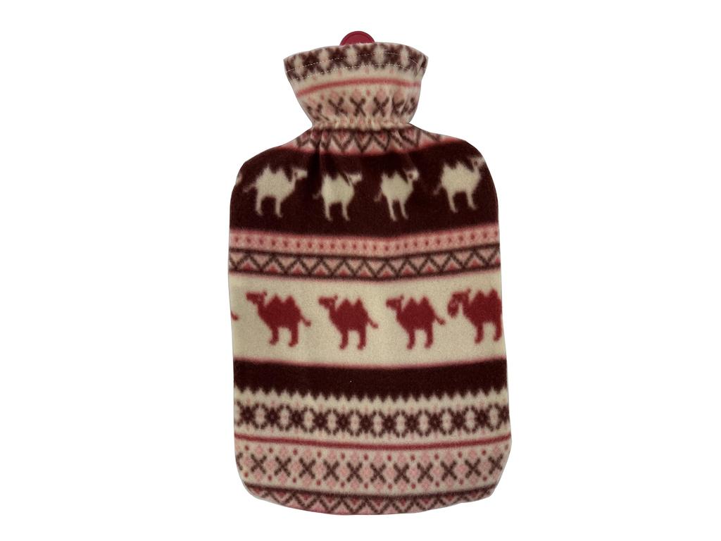 Onoue Seisakusho Rubber Hot Water 2L with Cover Disaster Home 2 (ONOE) MY-422 Bottle, [Camping, Preparedness, Use, Water-Refillable, Urethane,