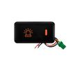 Universal Car Push Switch Button DRL Fog Light Power Fan Heating Radar Music for Toyota Land Cruiser LC100 4700 4500 LX470 Prado
