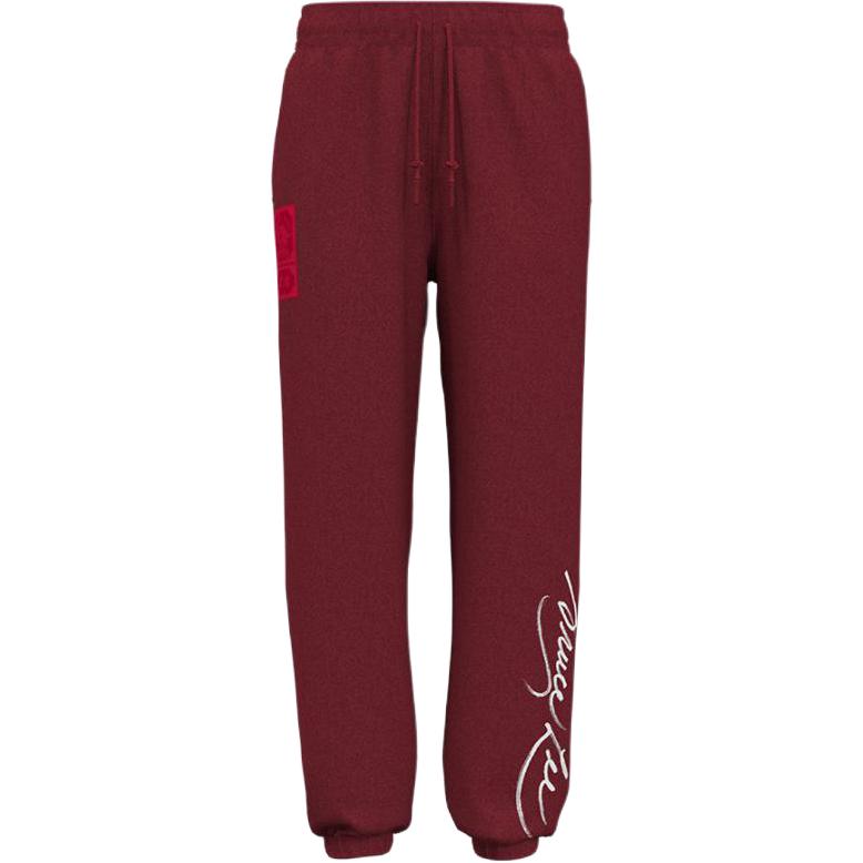 Under Armour Curry x Bruce Lee Tapered Knit Pants Women Burgundy 1383210-625 M