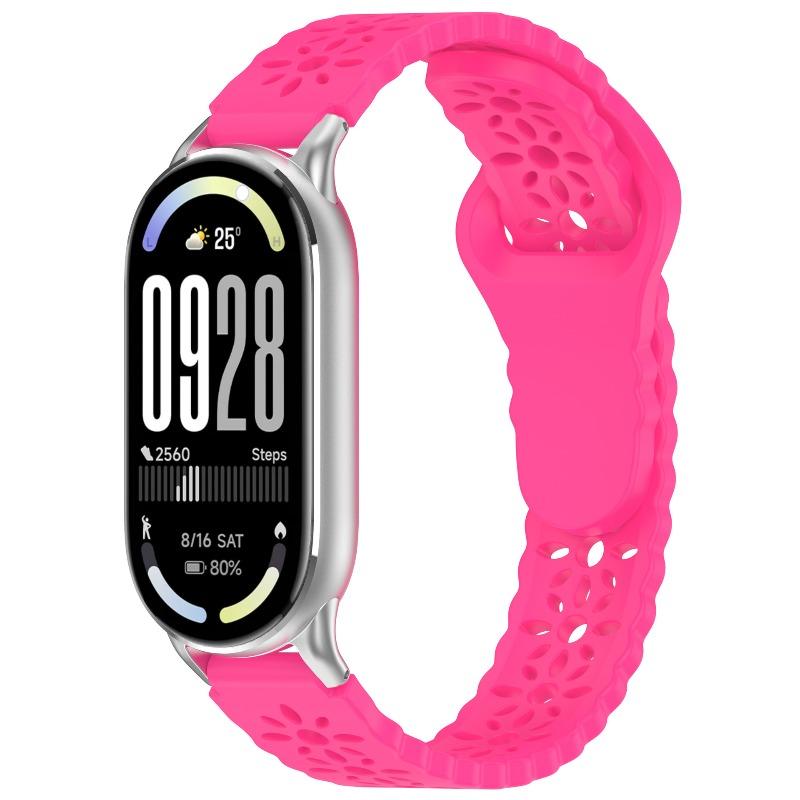 Silicone Strap for Xiaomi Mi Band 10 9 8 NFC Sport Rubber Bracelet Wristband Correa Xiaomi Smart Band 8 9 10 NFC Accessories