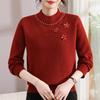 YUZHAOLIN Women's Floral Knit Pullover Sweater