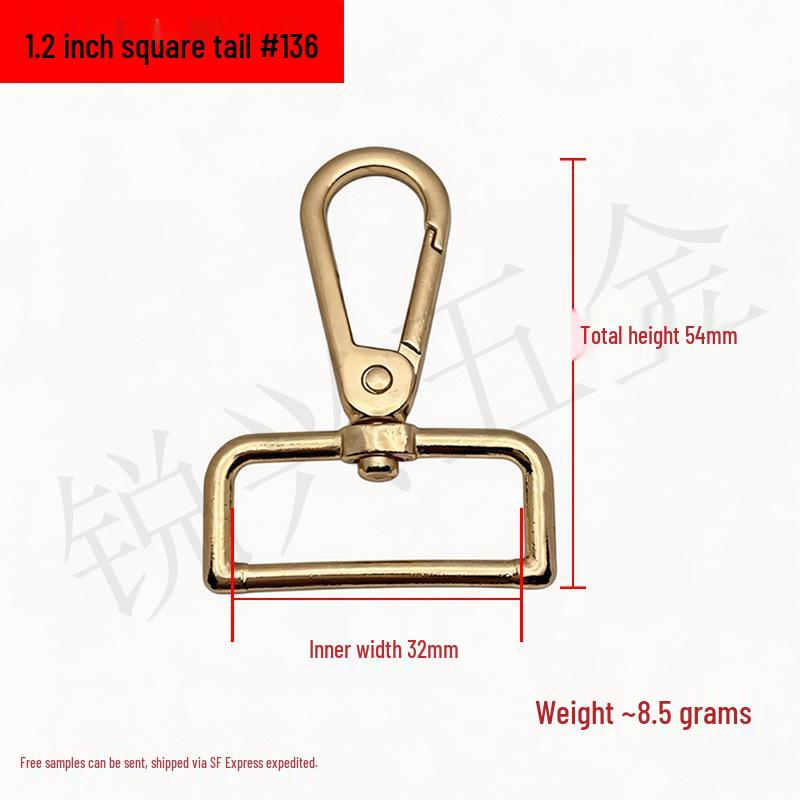 Zinc Alloy Metal Dog Leash Buckle and Luggage Strap Hook