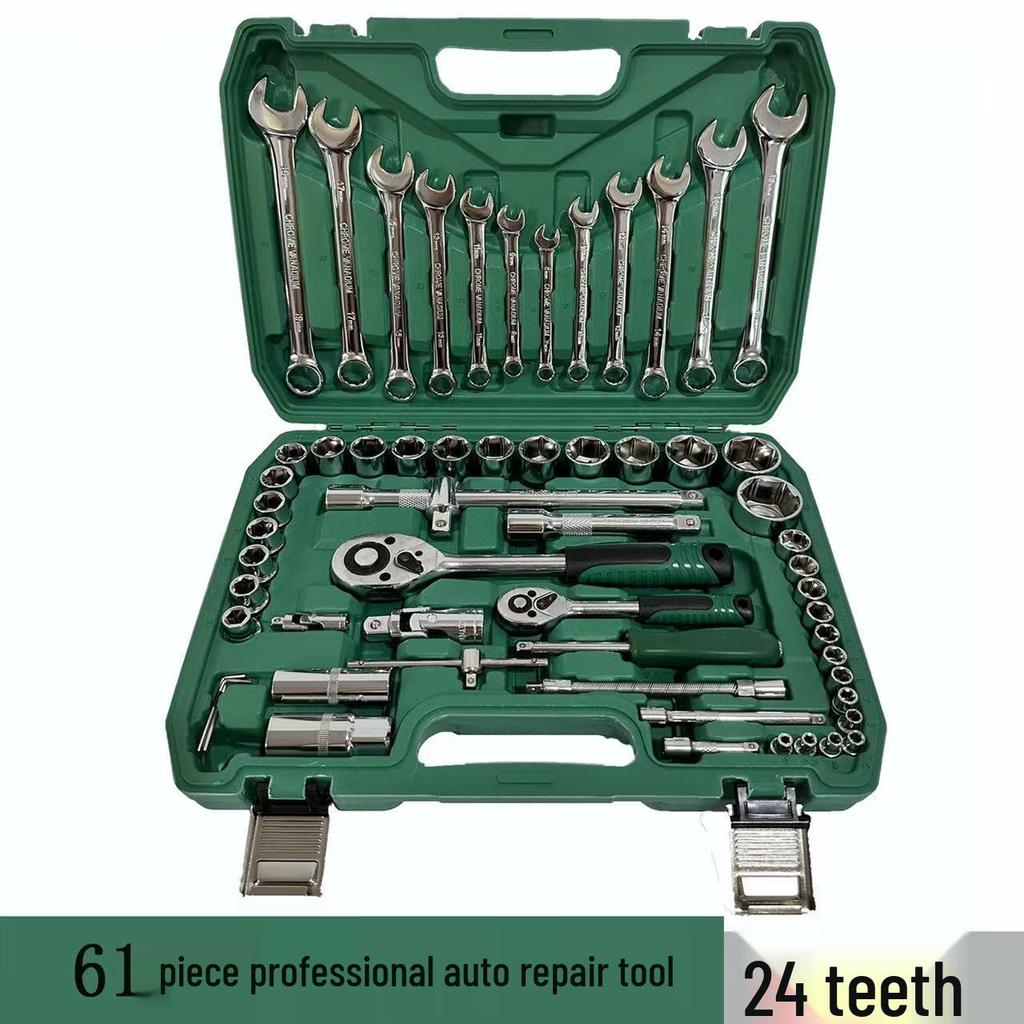 150-teiliges Autoreparaturwerkzeugset: Steckschlüssel & Kombinationswerkzeuge