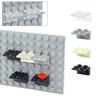 Figures Stand Base Plate 99207 Bracket 1x2 2x2 Inverted Building Blocks DIY Figure Standing Display Bracket Assemble Brick Toys