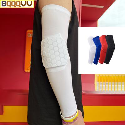 1Pc Arm Sleeve Armband Elbow Brace Support Basketball Arm Sleeve Breathable Football Safety Sport Elbow Pad Protector