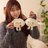 13/35cm Cartoon Stuffed Shrimp Egg Dumpling Toy Expression Pendant Bag Home Decor Soft Throw Pillow Girls Boys Gift Cartoon Doll