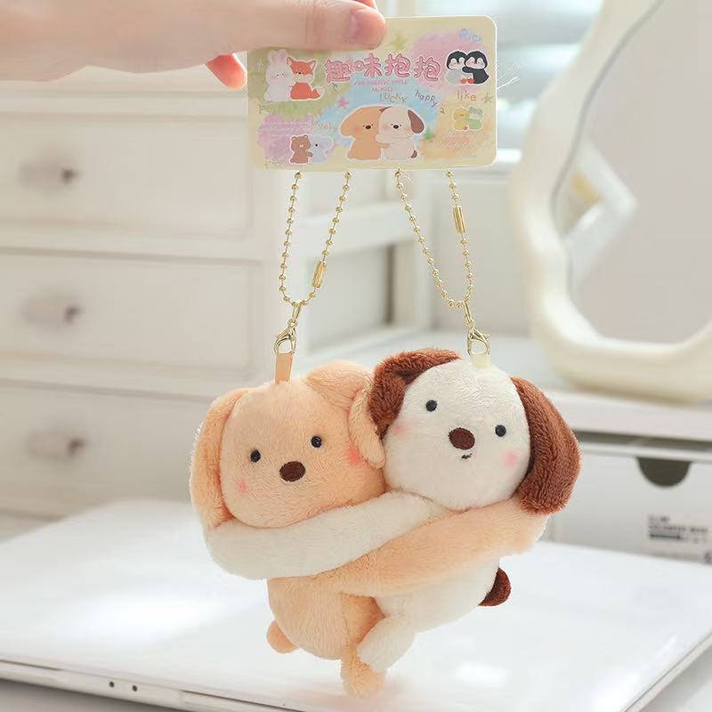 10cm Simulation New Hug Animal Pendant Doll Stuffed Plush Toy Cartoon Anime Cute Pillow Children's Birthday Gift Fun Doll