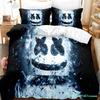 Marshmallow Dj Bedding Set Single Twin Full Queen King Size Bed Set Aldult Kid Bedroom Duvetcover Sets 3D Print Hip Hop