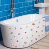 6Pcs/Set Bathtub Decoration Anti-Slip Bathtub Stickers Cartoon Coral Crab Small Fish Pattern Stickers Bathroom Pvc Frosted Batht