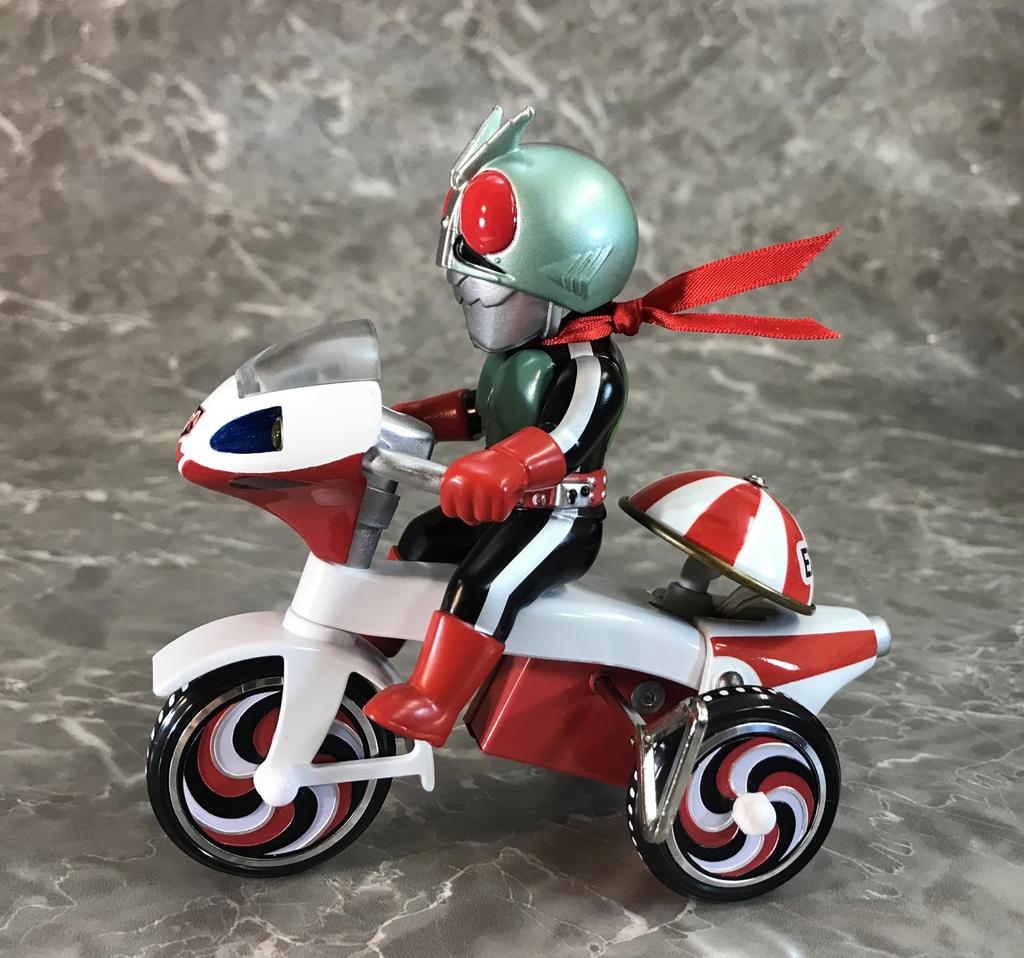 Art Storm EX Tricycle Kamen Rider New No. 2 B Type Wind-up Tricycle Figure