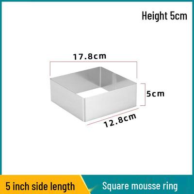 Stainless Steel Square Mousse Ring Cake Mold