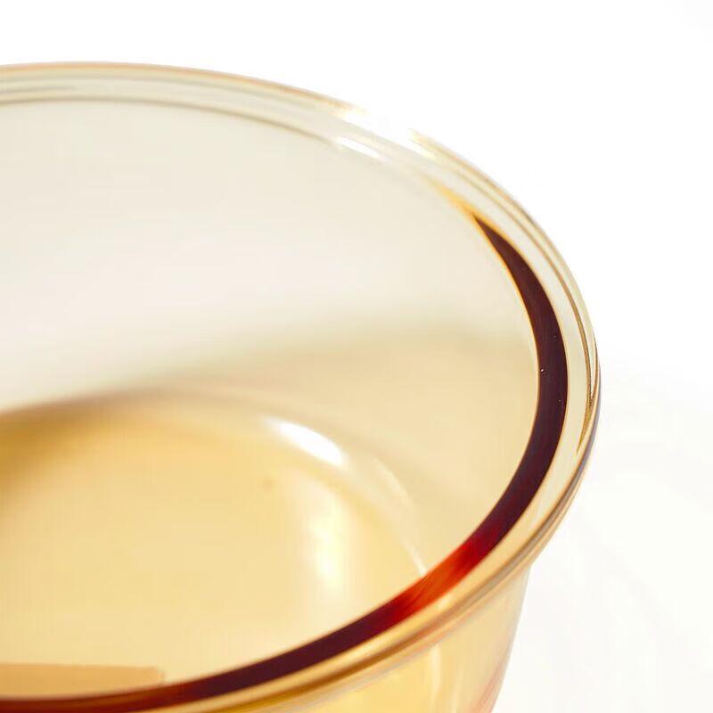 LOCK&LOCK Amber Round Heat-Resistant Glass Food Container