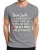 Dear Santa Never Mind Ill Buy My Stuff Christmas Funny Funny Unisexs Tshirt