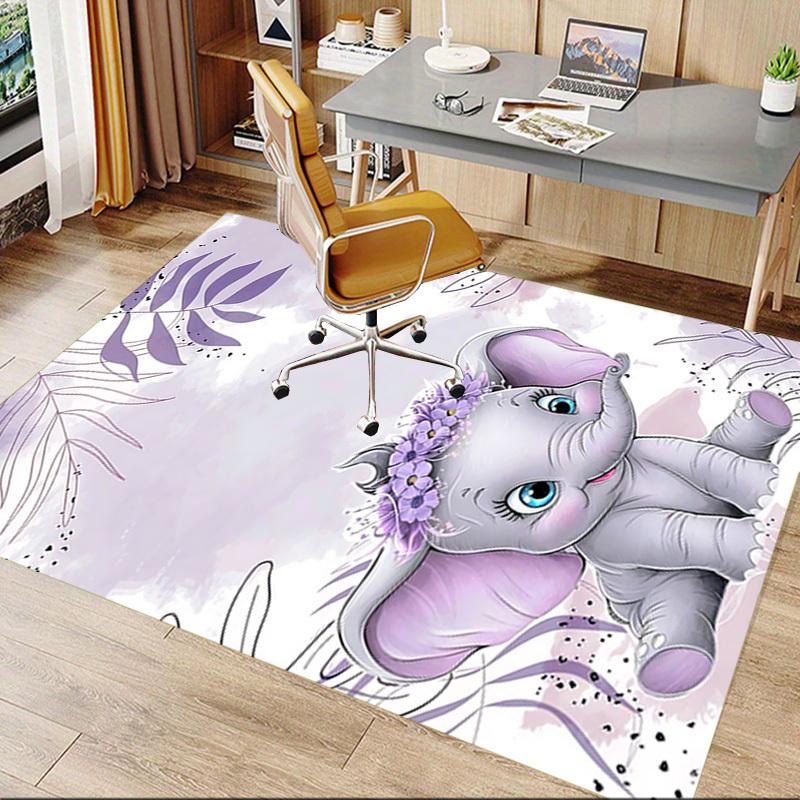 1pc Elephant Carpet Office Rug Outdoor Mat Home Decor Area Carpet Festival Gift