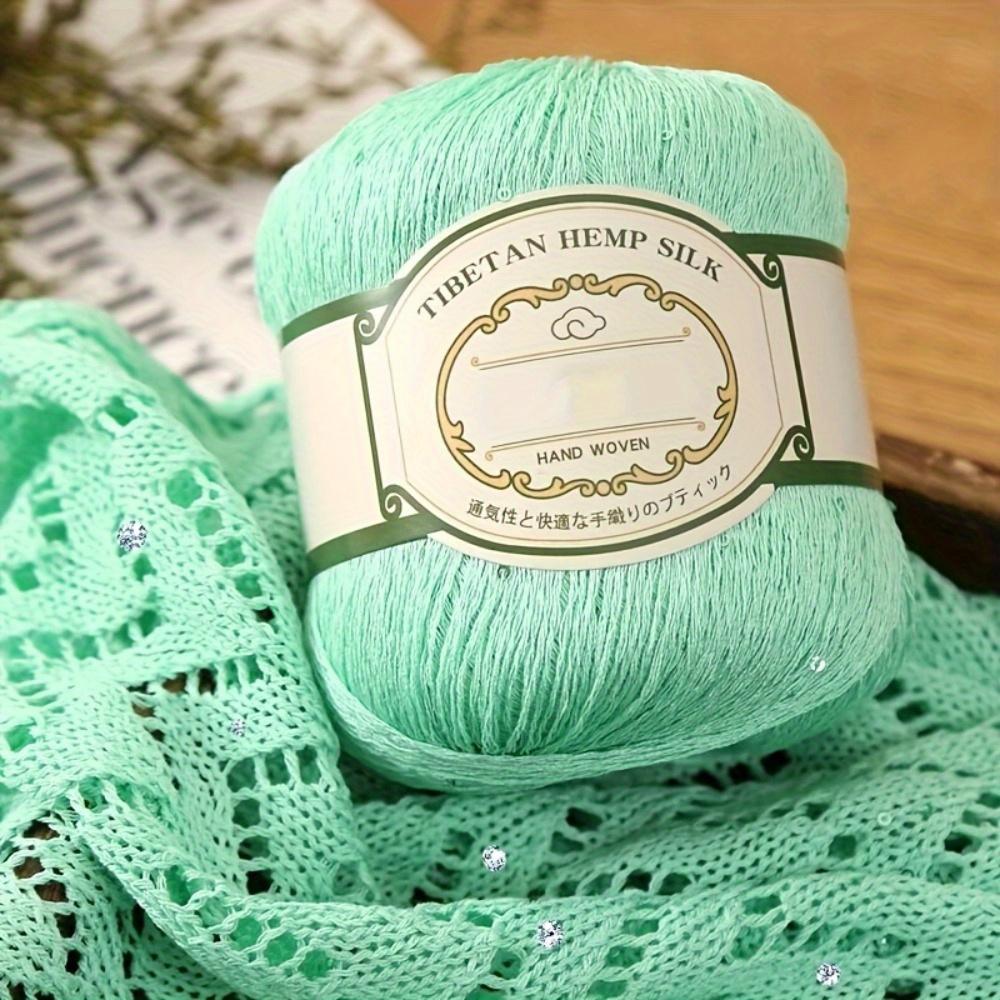 2pcs Yarn for Crocheting and Knitting Short Sleeve Tops Hollow Shawls