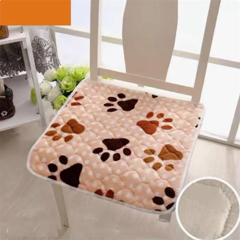 Pattern Home Dining Chair Anti-slip Cushion Four Seasons Universal Cushion Soft Cartoon Office Computer Chair Mat With String
