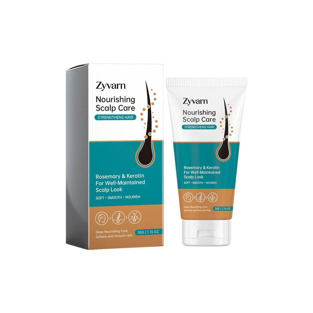 Zyvarn Herbal Scalp Care Shampoo Gentle Moisturizing Clean Smooth Hair Natural Light Voluminous Refreshing Hair Care 300ml
