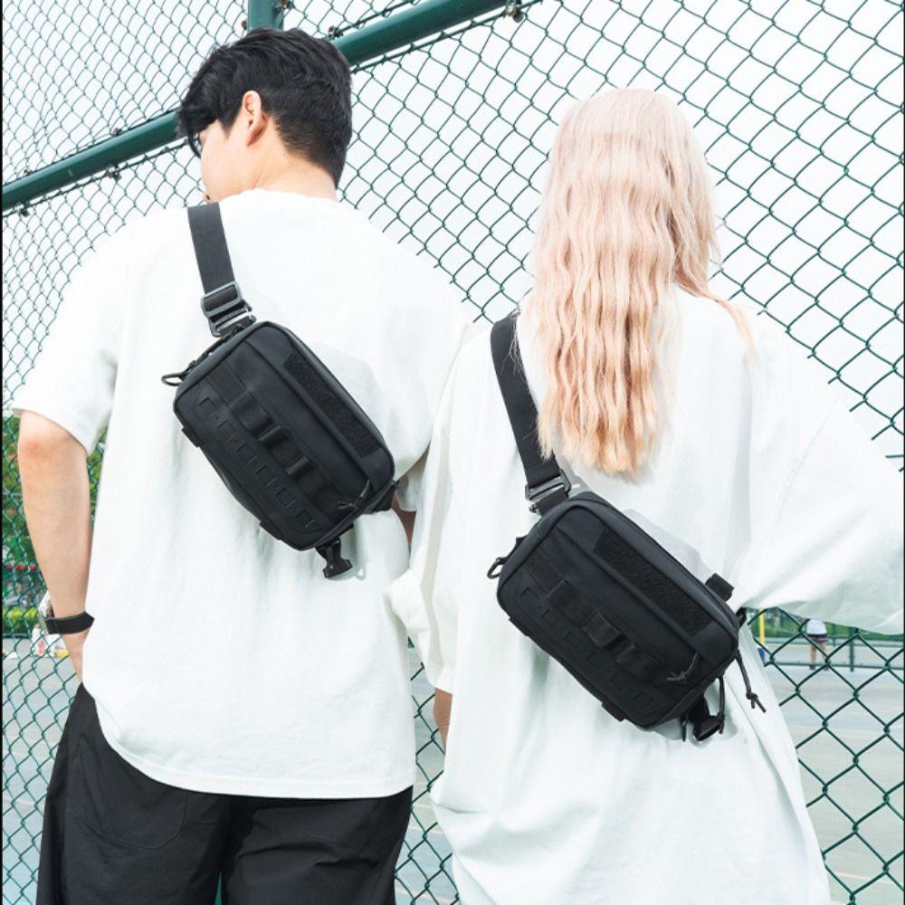 Adjustable Sports Chest Pack Nylon Camping Bum Bags Running Vest Backpacks  Camping