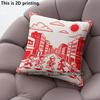Pixel Marathon Runner Decorative Throw Pillow Covers Pattern Cushion Cover Suitable for Sofa Bedroom Car Pillow Cover