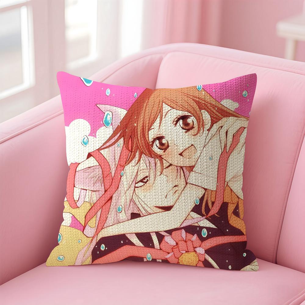 KKamisama HajimemashitaA Cushion Cover Natural Linen Pillow Case DoubleSided Print Decorative Sofa Pillowcase Home Decor Gift
