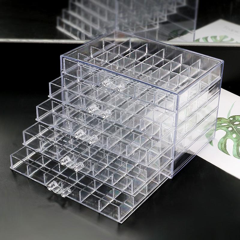 Jewelry Storage Box Large Capacity Household Finishing Box Earrings Necklace Portable Storage Box
