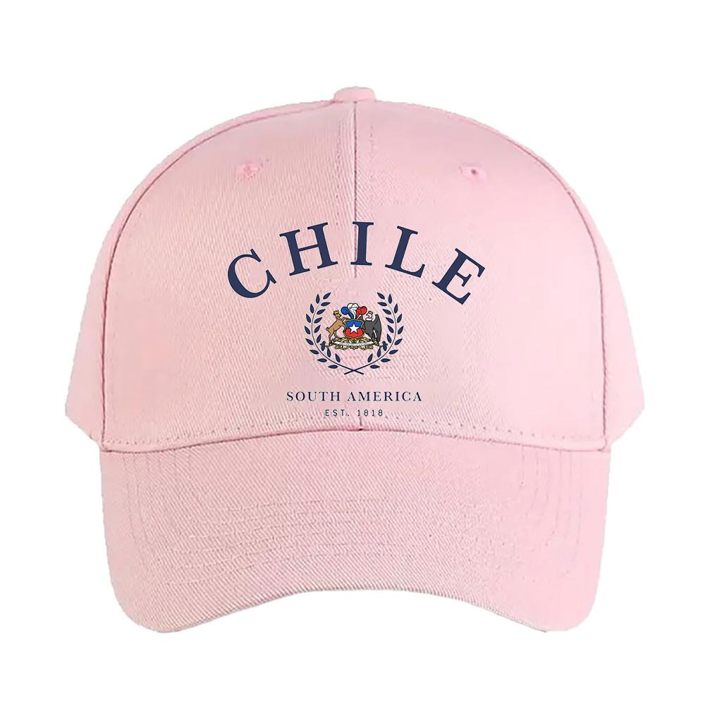 Chile South America Chilean Cap Summer Woman Man Baseball Cap Adjustable with Curved Brim Duckbill Cap Protection Sun Hats
