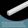 MECCANIXITY 5pcs 20" Plastic Model Tube ABS Solid Square Bar 0.12"x0.12" White Easy Processing for Architectural Model Making DIY