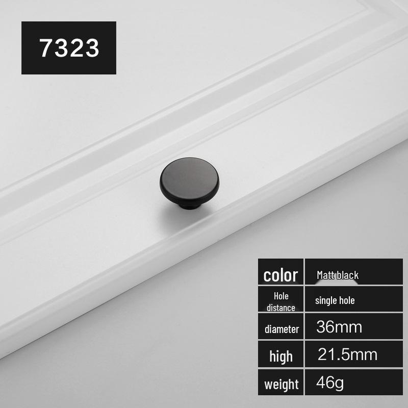 Modern Gold and Black Zinc Alloy Cabinet and Wardrobe Door Handles