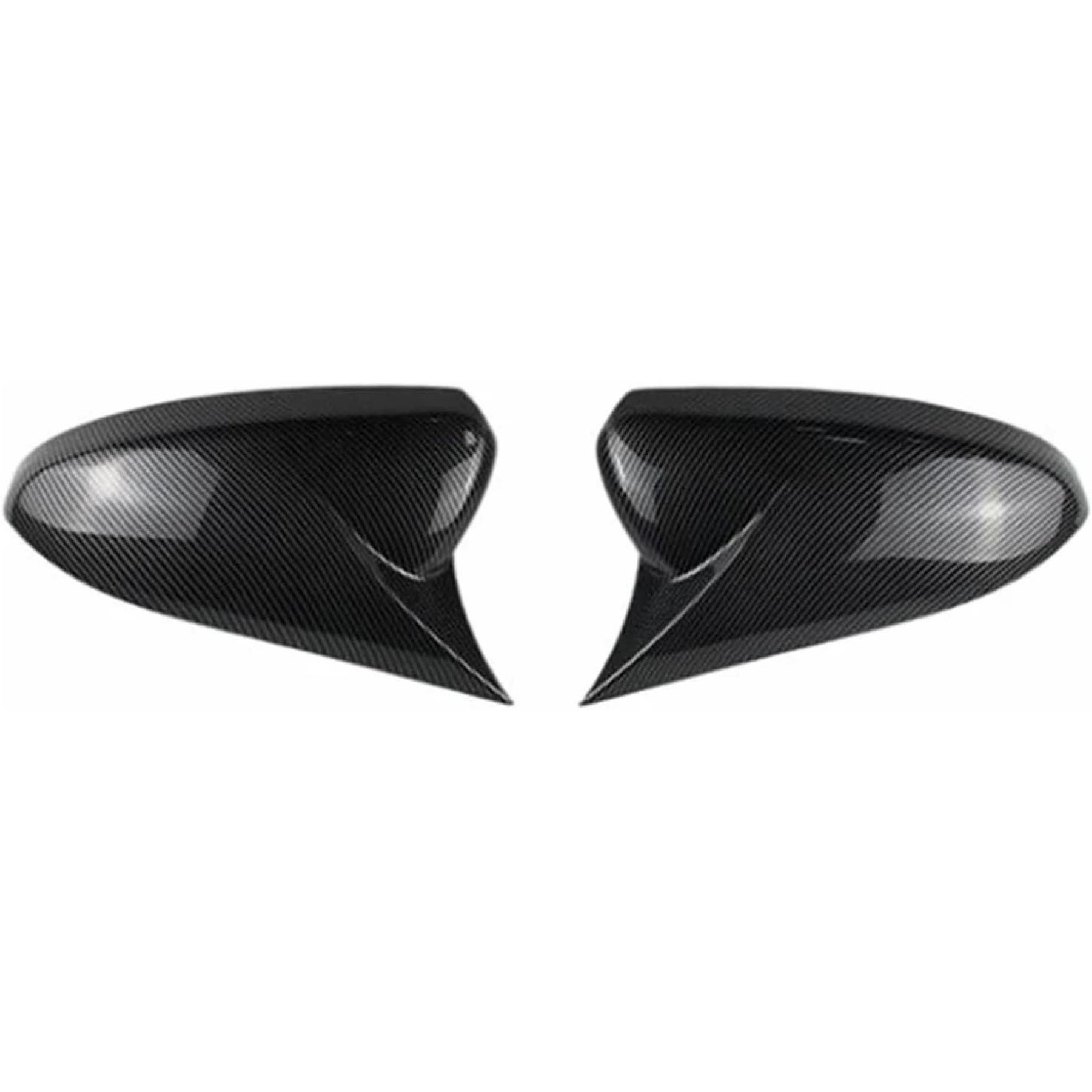 Carbon Fiber Pattern Bright Black Car Side Mirror Cover Rear View Mirror Housing Caps Fit for Chevy Cruze 2009-2014(Carbon Fiber Black) углеродного волокна черного